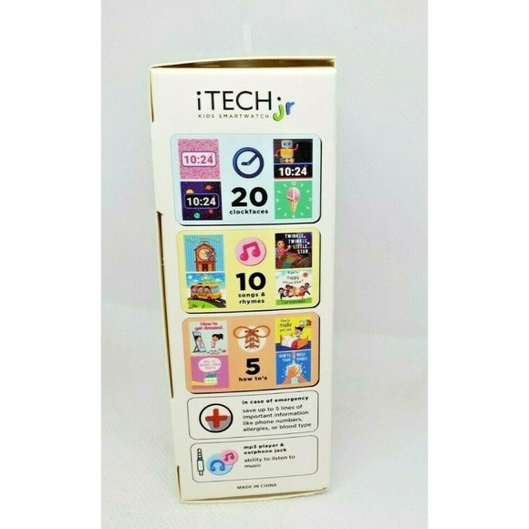 iTech Jr Kids Smartwatch Pink Unicorn Band Audio Book Camera Games Touchscreen - Picture 7 of 7